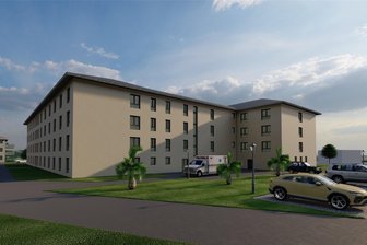 Geplatztes Seniorenheimprojekt in Augustusburg: Wie der Investor seinen Rückzug begründet - Geplant und geplatzt: Das war der ursprüngliche Entwurf für das Seniorenzentrum, das auf der sogenannten Netto-Wiese an der Marienberger Straße in Augustusburg gebaut werden sollte. Die von der Firma Theed.Projekt in Südwestsachsen gebauten Einrichtungen gleichen sich alle weitgehend.