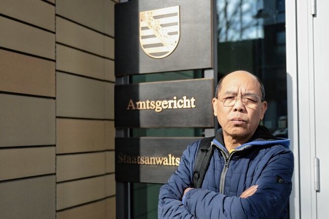 Gericht stellt Verfahren gegen Vietnamesen Pham ein - Pham Phi Son vor dem Amtsgericht Chemnitz. 