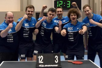 Geschafft: Der SG Blau-Weiß Reichenbach ist der Aufstieg in die Tischtennis-Landesliga nicht mehr zu nehmen - Die SG Blau-Weiß Reichenbach triumphierte am Wochenende gegen den SV Muldental WIlkau-Haßlau II mit 12:3.