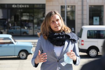 Gespräche mit der Zwickauer Oberbürgermeisterin: Sechs Termine geplant - Constance Arndt bietet Zwickauerinnen und Zwickauern viele Möglichkeiten für Gespräche.