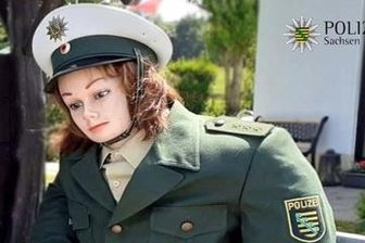 Gestohlene Polizeipuppen in Auerbach: Nun entscheidet die Staatsanwaltschaft - Mit dieser Kampagne ging die Polizei Ende Juni dieses Jahres an die Öffentlichkeit.