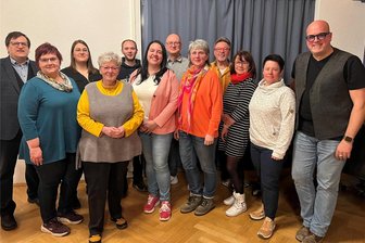 Gewerbeverein Reichenbach tritt mit 18 Kandidaten an - Zwölf der insgesamt 18 Stadtratskandidaten des Gewerbevereins Reichenbach.