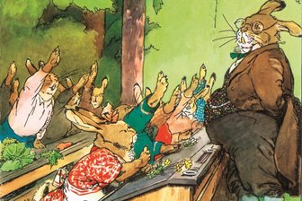 Glauchau: „Die Häschenschule“ wird zum begehbaren Buch - Das Buch „Die Häschenschule" wird wieder begehbar.
