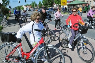 Radfahrer in Remse