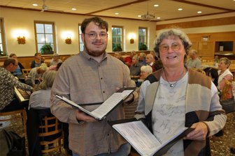 Glauchauer Chor freut sich über Neuzugänge - Justin Schmoginski und Angela Gläser gehören zu den Neuen im Georgius-Agricola-Chor.