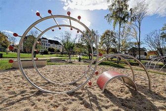 Glauchaus Scherbergpark bleibt weiter dunkel - Der Scherbergpark in Glauchau wurde 2019 eingeweiht.