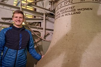 „Glockenfan Vogtland“ besucht die Werdauer Bonifatiuskirche - Johnny Geipel ist seit frühester Jugend von Kirchenglocken fasziniert. Jetzt war er in Werdau.