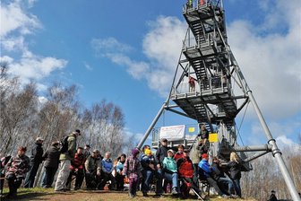 Glückauf-Wanderung am ersten April-Wochenende - Die Deutschlandschachthalde ist das Ziel bei der Glückauf-Wanderung. 