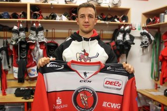 "Glücksfall" für die Eispiraten: Verteidiger Yannick Hänggi wechselt von den Kölner Haien nach Crmmitschau - Wechselt von Köln nach Crimmitschau: Yannick Hänggi.