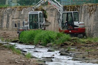Göltzsch-Flussbett in Rodewisch gereinigt - Um Pfingsten sollen die Arbeiten zur Gewässerunterhaltung an der Göltzsch in Rodewisch abgeschlossen sein.