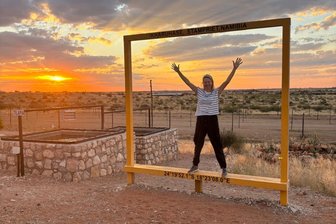 Goodbye Plauen - Schlummersack-Gründerin Karina Grassy hat den Neustart in Namibia gewagt - Schlummersack-Gründerin Karina Grassy in ihrer neuen Heimat Namibia.
