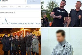 Google-Trends 2025: Wahlen, Skandale, Messerattacken – das bewegte Mittelsachsen im Netz - 2025 in den Google-Trends: ein Neonazi-Foto, der Coca-Cola-Truck und ein Messerangriff in Rochlitz.