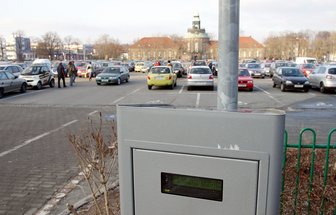 Defekter Parkscheinautomat
