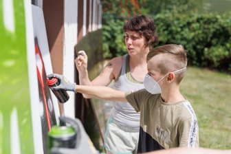 Graffiti-Kurs mit Künstlerin - 
