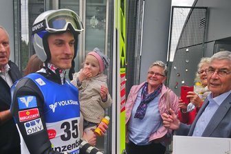 Gregor Schlierenzauer trainiert in Klingenthal - 
