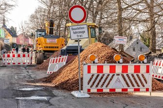 Großbaustelle Annaberger Straße in Zwönitz: Nach Ostern ändert sich die Zufahrt zum Sonderpostenmarkt - Die Arbeiten am zweiten Teilabschnitt der Annaberger Straße sollen nach Ostern beginnen.