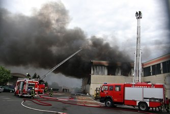 Großbrand hält Mühlau in Atem - 
              <p class="artikelinhalt">Großeinsatz am Entsorgungsbetrieb Lang im Mühlauer Gewerbegebiet an der B 95.</p>
            