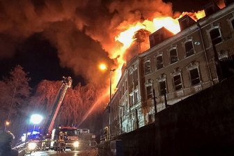 Großbrand in Annaberg-Buchholz - Am Montagabend kam es in Annaberg-Buchholz zu einem Großbrand.