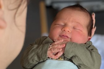 Große Freude über Baby Arthur auf Entbindungsstation Zschopau - Arthur wurde am 24. Juli, 2.22 Uhr geboren.