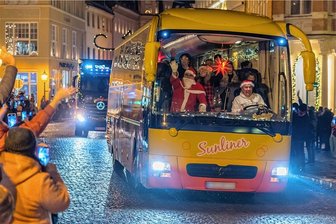 Große Nachfrage: Brummis aus dem Erzgebirge brechen zu zweiter Lichterfahrt auf - Nach der Premiere 2021 soll es in diesem Jahr erneut eine Lichterfahrt durch die Region Annaberg geben. Es sind bereits 100 Fahrzeuge aus dem gesamten Erzgebirgskreis angemeldet. 