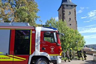 Großeinsatz der Feuerwehr auf dem Rochlitzer Schloss - Die Feuerwehr rückte 2025 viermal wegen Fehlalarms zum Rochlitzer Schloss aus.
