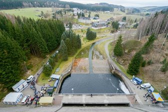 Großer Besucherandrang an Talsperre Rauschenbach -