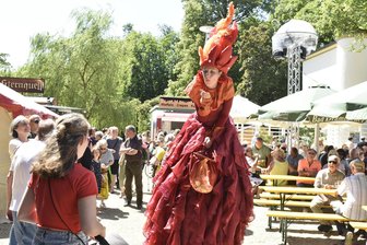 Großes Volksfest im Vogtland vor dem Aus? - Das bislang letzte Brunnenfest in Bad Elster gab es 2023 zum Staatsbad-Jubiläum.