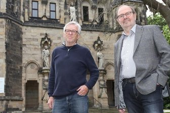 Gründer treten in die zweite Reihe - Gabriel Püschmann (rechts) und Ulrich Thaut gehörten am 16. Juni 1993 mit 17 weiteren zu den Gründungsmitgliedern des Fördervereins. 
