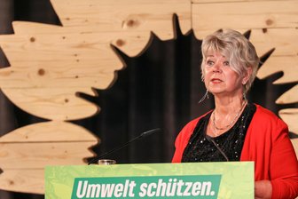 Grüne im Osten: Wer gibt hier wen auf? - Die grüne Fraktionschefin in Sachsen-Anhalt, Cornelia Lüddemann, war auch beim Kongress über die grüne Hoffnung im Osten..