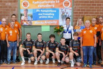 Grüße aus der Heimat sollen WM-Starter pushen - Zur Unterstützung von WM-Starter Moritz Kretschy wurde extra ein Plakat angefertigt. 
