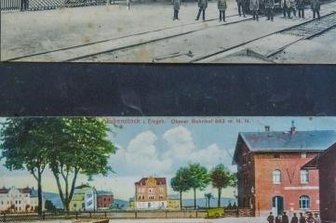 Grüße aus einem anderen Eibenstock - Früher gab es in Eibenstock einen unteren und oberen Bahnhof.