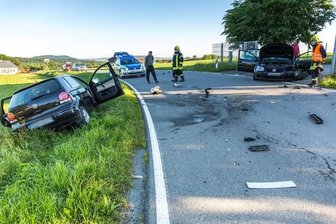 Grumbach: Zwei Verletzte nach Zusammenstoß vor Feuerwehrdepot - 