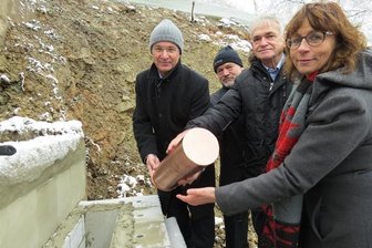 Grundstein für Sachsens größtes Jugendherbergsprojekt -