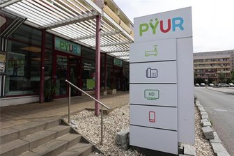 Grundstücksnutzungsverträge: Telekommunikationsanbieter Pyur verunsichert Zwickauer Eigentümer - In Zwickau ist das Unternehmen mit einem Servicebüro am Alten Steinweg vertreten.