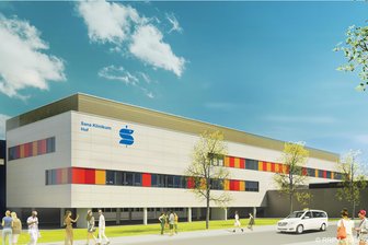 Gute Nachrichten auch für kranke Vogtländer: Das Sana Klinikum in Hof weiht einen OP-Neubau ein - Das Sana-Klinikum an der Eppenreuther Straße in Hof.
