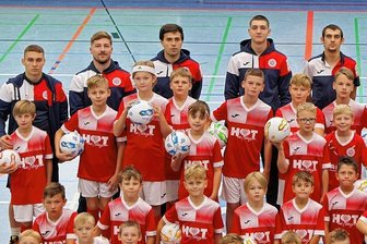 Gute Stimmung im ausgebuchten Futsal-Camp -