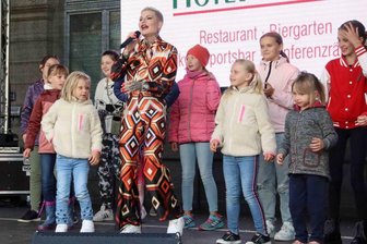 Beim Stadtfest in Werdau spielte auch Melanie Müller.