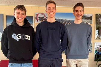 Gymnasiasten aus dem Vogtland bei Gründerwettbewerb unter den besten Teilnehmern Deutschlands - Lucas Wirth, Ben Möckel und Sebastian Hennig (von links) sind mit ihrer Geschäftsidee beim Schülerwettbewerb „Jugend gründet“ erfolgreich.