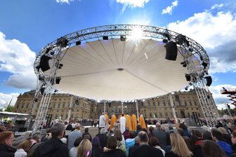 "Hab Mut, steht auf": Katholikentag-Bilanz in fünf Teilen - Zum Abschlussgottesdienst schien die Sonne.
