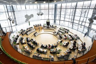 Der Sächsische Landtag.