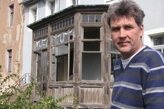 Halbige: Sanierung im Inneren geht voran - Der Grimmaer Bauingenieur Frank Pastille bleibt weiter dran an der Sanierung der einstigen Geringswalder Lohgerberei An der Halbige. Auch der Pavillon bleibt erhalten. 