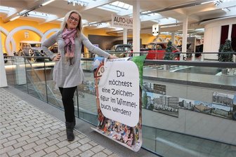 Halbzeit fürs Wimmelbuch des Zwickauer Horch-Museums: So geht‘s weiter - Annett Lang hat fürs Wimmelbuch die Werbetrommel gerührt und Museumsbesucher auch selbst fotografiert.