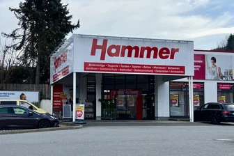 Hammer-Fachmarkt im Erzgebirge schließt zum Monatsende – alles nur wegen Straßensperrung? - Ein Einzelhandelsgeschäft weniger: Die Hammer-Filiale in Bad Schlema schließt in Kürze.