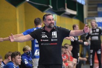 Handball-Coach Swat zum ersten Mal nach Corona-Infektion wieder bei EHV-Spiel - Stephan Swat wird am Sonntag nach 147 Tagen erstmalig wieder in der Erzgebirgshalle in Lößnitz sein. Das Bild stammt aus der Zeit vor seiner Coronainfektion.