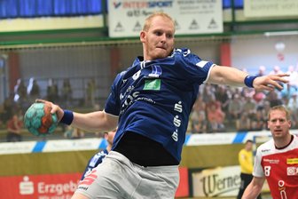 Handball: EHV Aue feiert wichtigen Heimsieg gegen TUSEM Essen - Bengt Bornhorn ist zum Spieler des Tages beim EHV Aue gewählt worden.