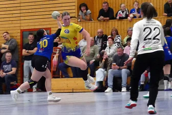 Handball-Oberliga: Marienbergs Gegner dreht in erneutem Tore-Spektakel den Spieß um - Gegen Bischofswerda brachte es Martha Langer auf drei Tore.