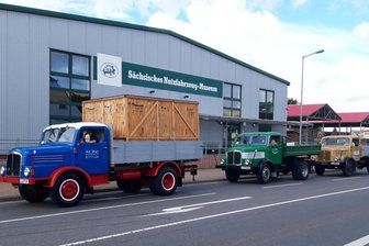 Hartmannsdorf: Nutzfahrzeugmuseum beendet Winterpause - Das Nutzfahrzeugmuseum an der Mühlauer Straße 2 in Hartmannsdorf hat geöffnet.