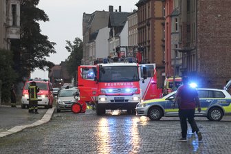 Hausbrand an der Karolastraße -