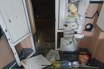 Haustür gesprengt: Hoher Schaden -