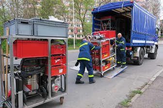 Havarie am Zwickauer Pumpspeicherwerk - Offenbar wegen einer Havarie am Pumpspeicherwerk rückte am Samstagnachmittag das THW an.